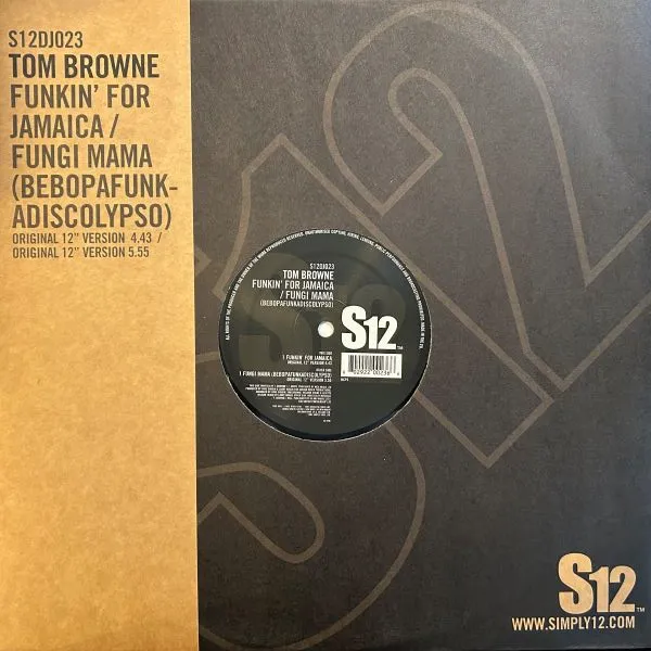 TOM BROWNE / FUNKIN' FOR JAMAICA