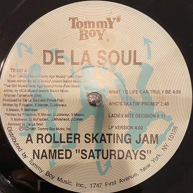 DE LA SOUL / A ROLLER SKATING JAM NAMED