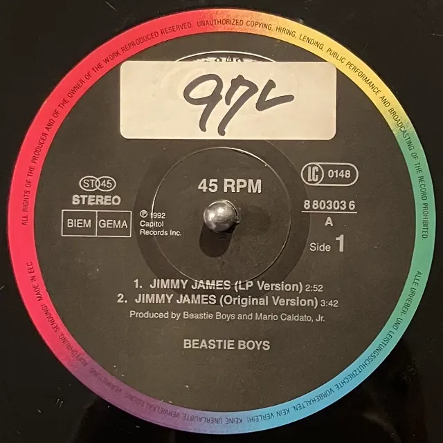 BEASTIE BOYS / JIMMY JAMES