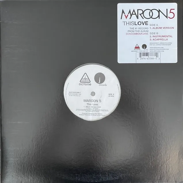MAROON 5 / THIS LOVE
