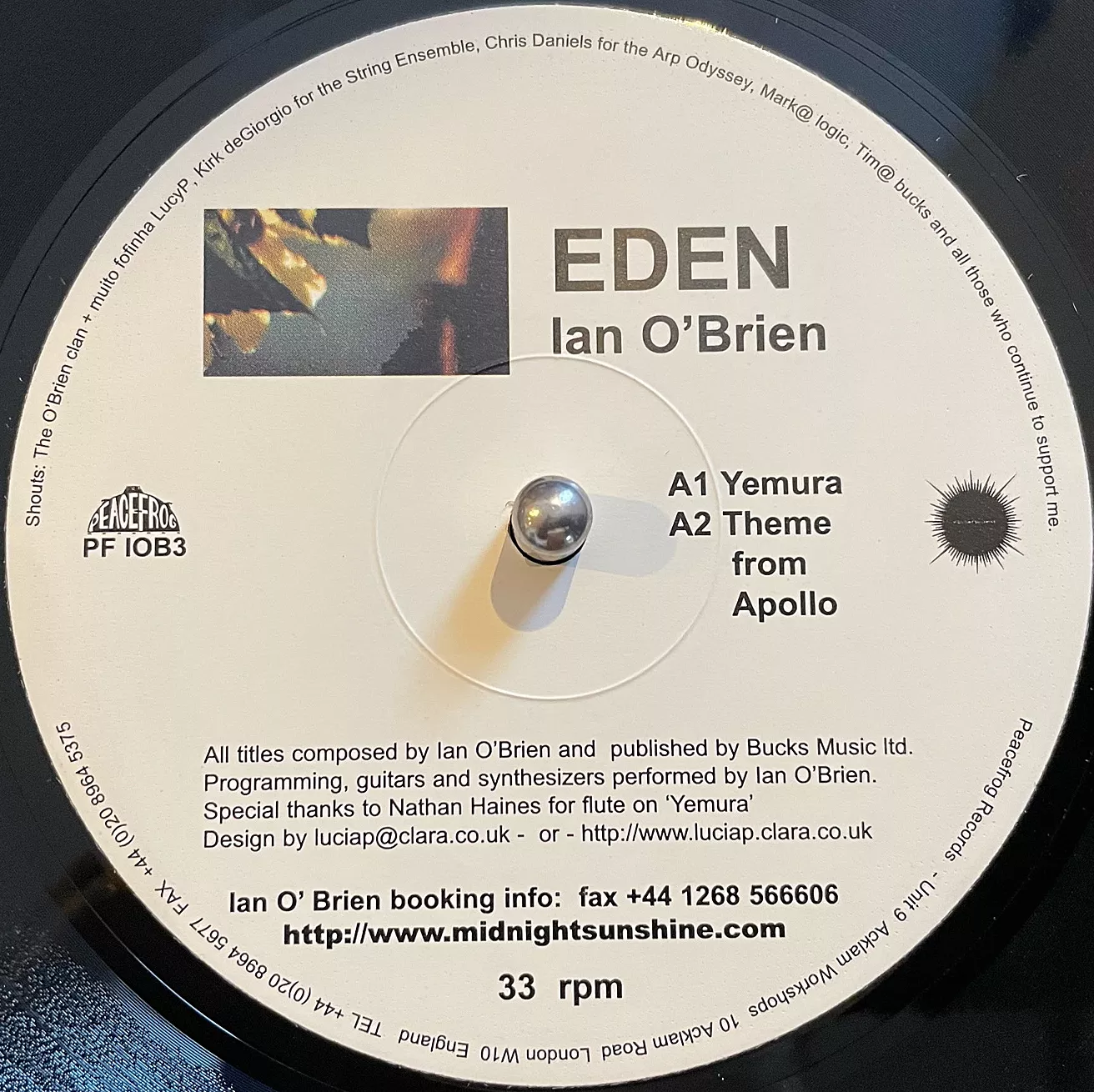 IAN O' BRIEN / EDEN