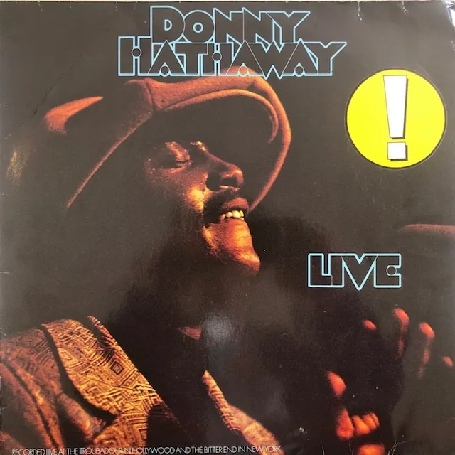 Donny Hathaway Live レコード LP ライブ ライヴ アナログ