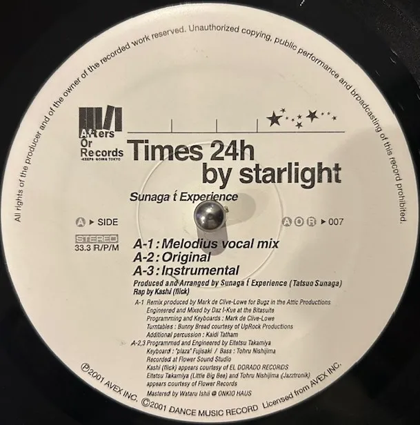 SUNAGA T EXPERIENCE / TIMES 24H BY STARLIGHT