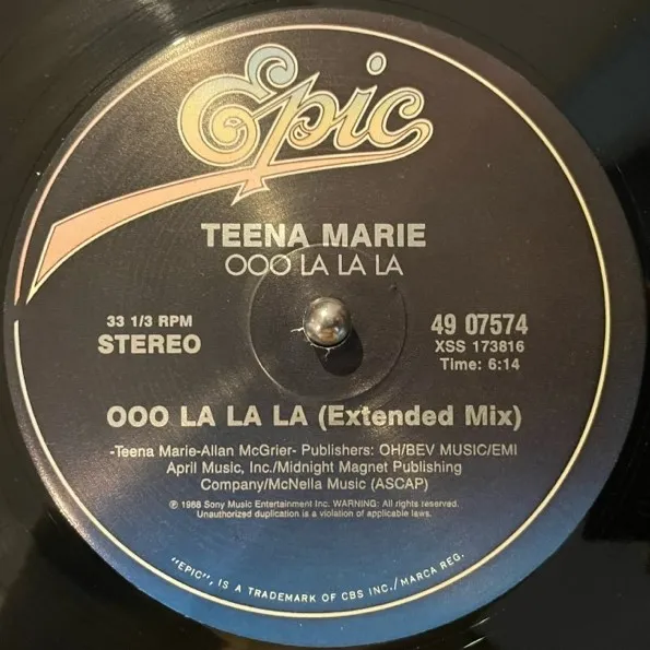 TEENA MARIE / OOO LA LA LA