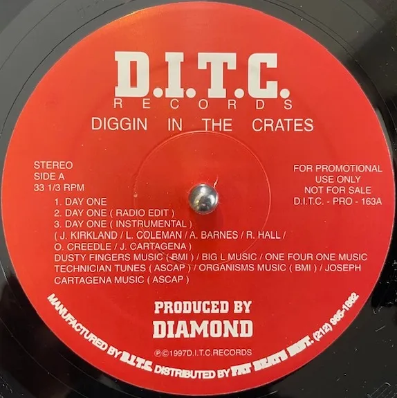 DIGGIN IN THE CRATES / DAY ONE
