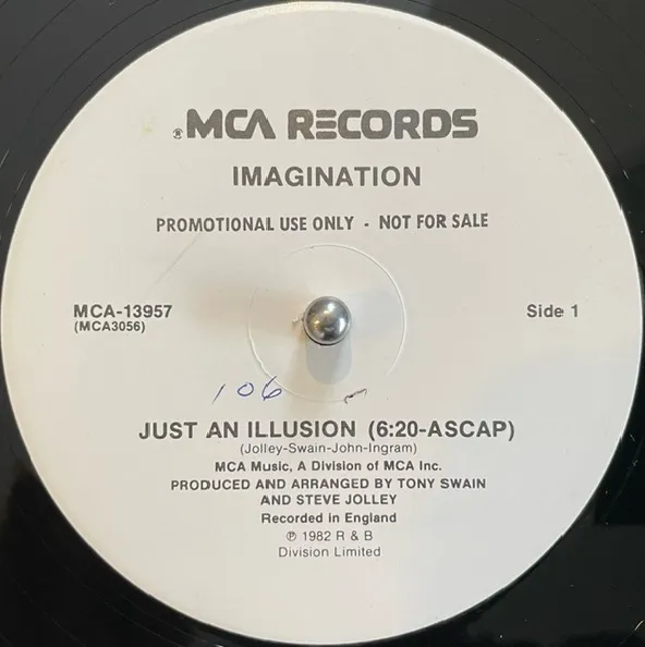 IMAGINATION / JUST AN ILLUSION (PROMO WHITE LABEL)