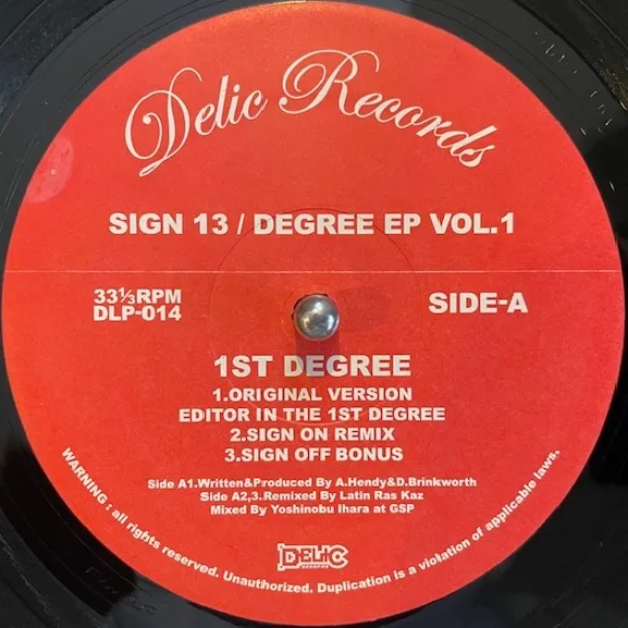 SIGN 13 / DEGREE EP VOL.1