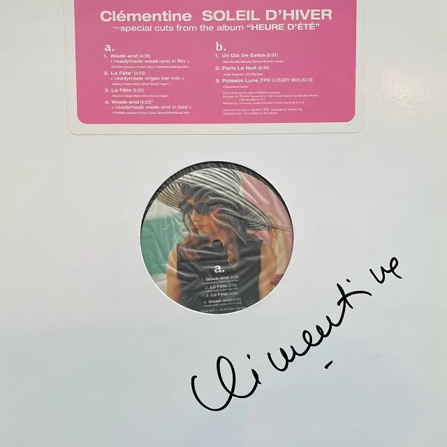 CLEMENTINE / SOLEIL D'HIVERのアナログレコードジャケット (準備中)