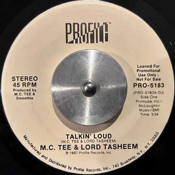 M.C. TEE & LORD TASHEEM / TALKIN' LOUD