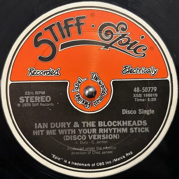 IAN DURY & THE BLOCKHEADS / HIT ME WITH YOUR RHYTHM STICK