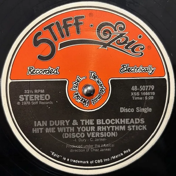 IAN DURY & THE BLOCKHEADS / HIT ME WITH YOUR RHYTHM STICKΥʥ쥳ɥ㥱å ()