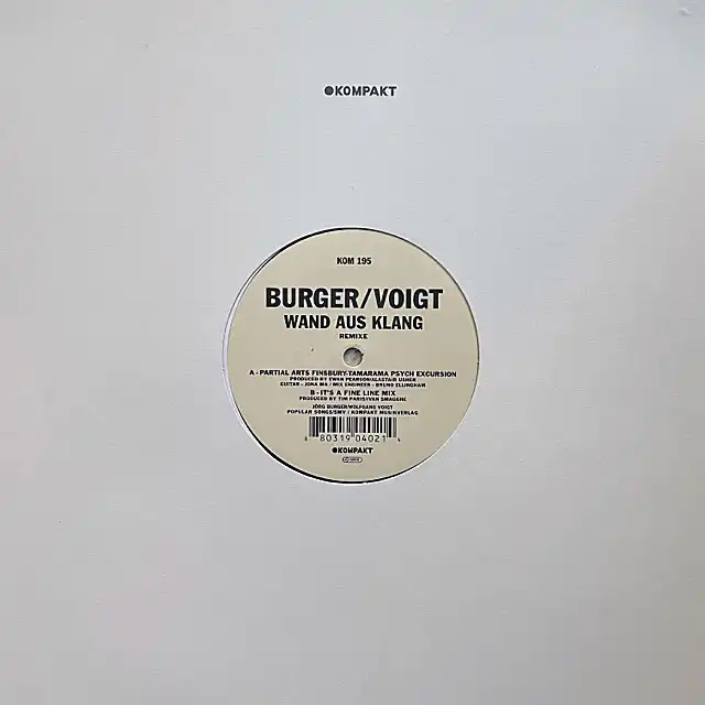 BURGER ／ VOIGT / WAND AUS KLANG REMIXE