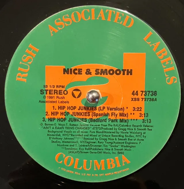 NICE & SMOOTH / HIP HOP JUNKIES