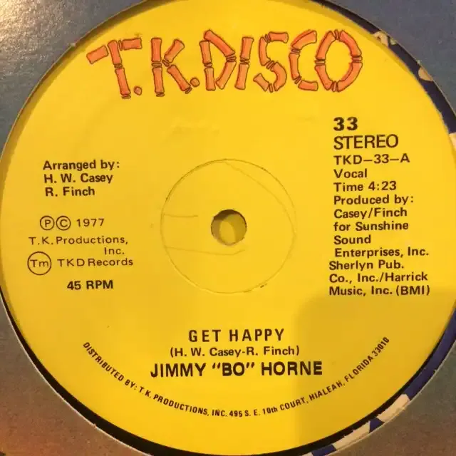 JIMMY ”BO” HORNE / GET HAPPY