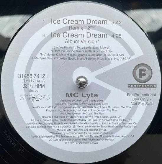 MC LYTE / ICE CREAM DREAM