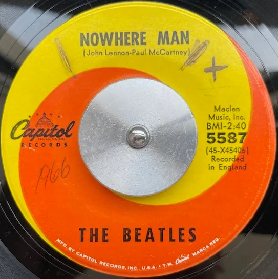 BEATLES / NOWHERE MAN ／ WHAT GOES ON?
