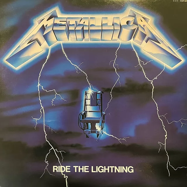 METALLICA / RIDE THE LIGHTNING [LP - K25P 501]：90'S ROCK