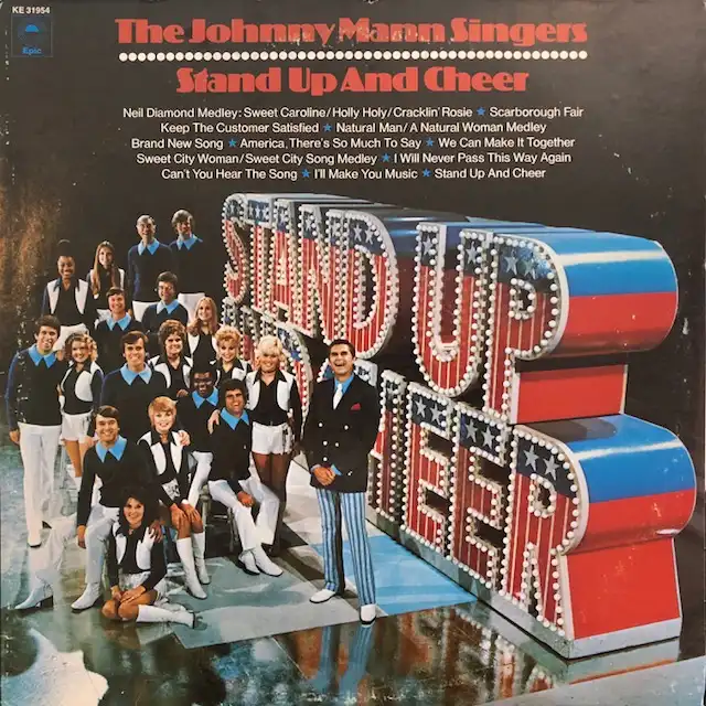 JOHNNY MANN SINGERS / STAND UP AND CHEERのアナログレコードジャケット (準備中)