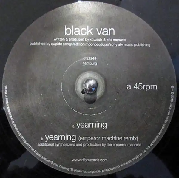 BLACK VAN / YEARING