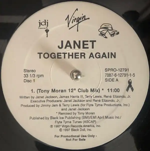 JANET JACKSON / TOGETHER AGAINΥʥ쥳ɥ㥱å ()