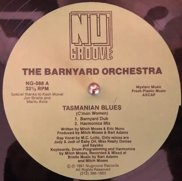 BARNYARD ORCHESTRA / TASMANIAN BLUES
