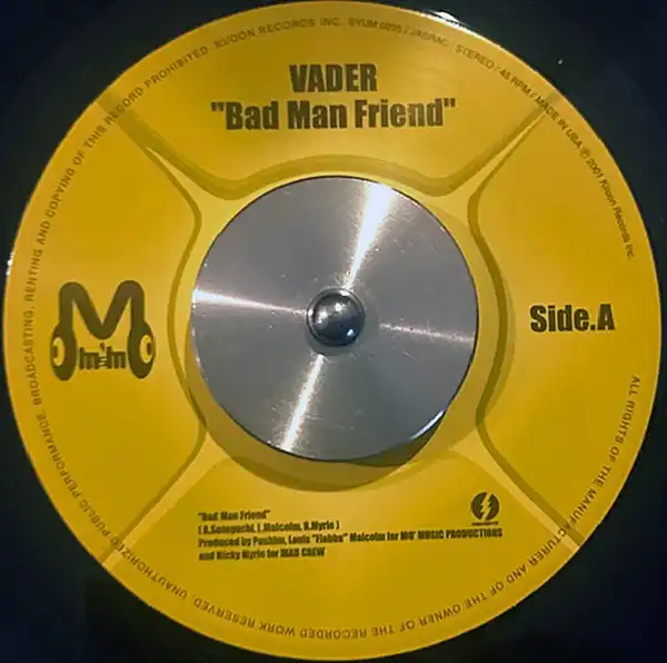 VADER / BAD MAN FRIENDΥʥ쥳ɥ㥱å ()