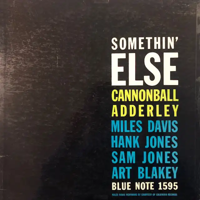 CANNONBALL ADDERLEY / SOMETHIN' ELSEΥʥ쥳ɥ㥱å ()