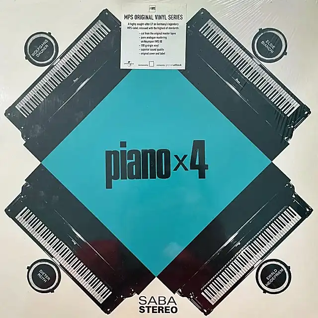VARIOUS (WOLFGANG DAUNER QUARTETT) / PIANO × 4